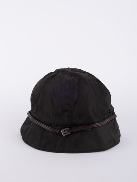 Prada Black Bucket Hat
