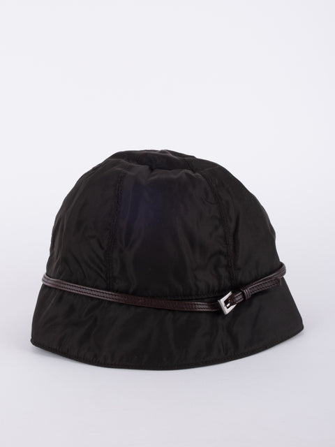 Prada Black Bucket Hat