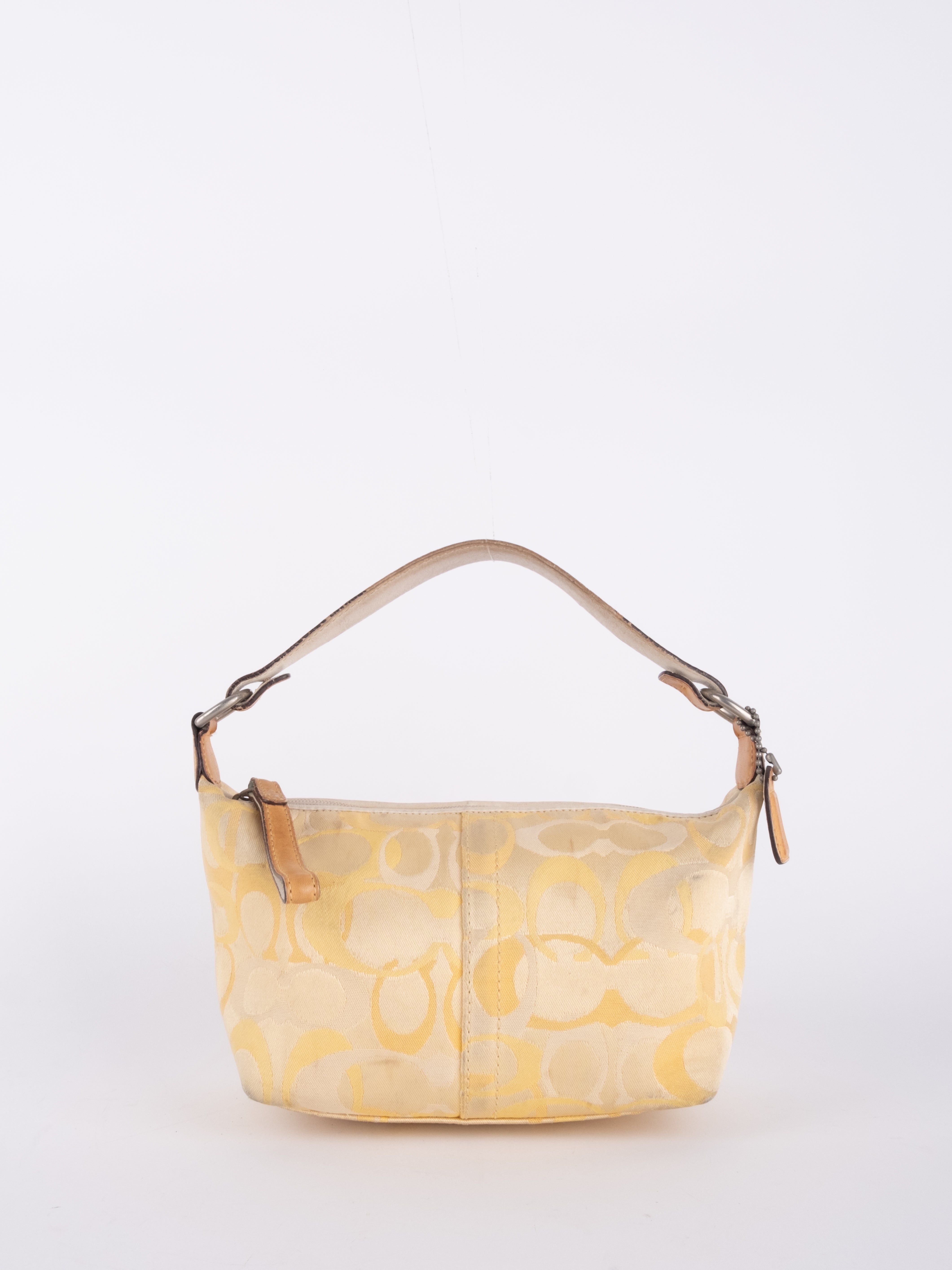 Coach Signature Mini Hobo Yellow