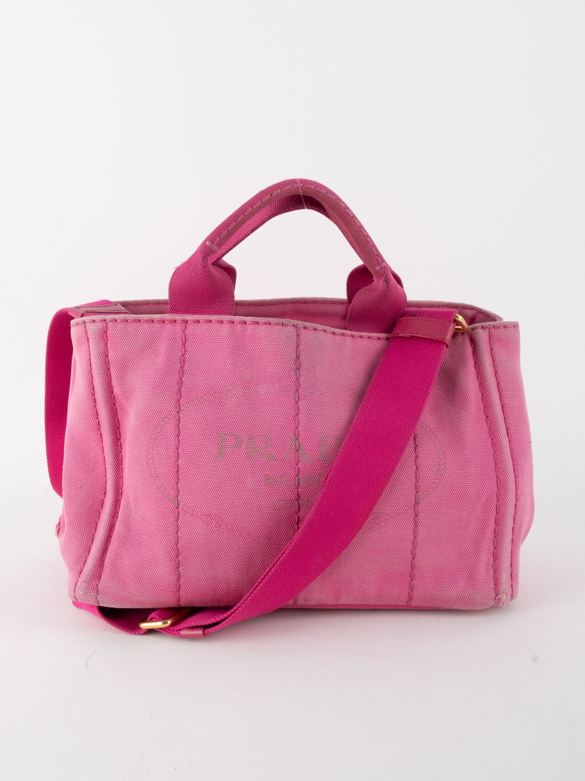 PRADA Pink Fabric Mini Bag