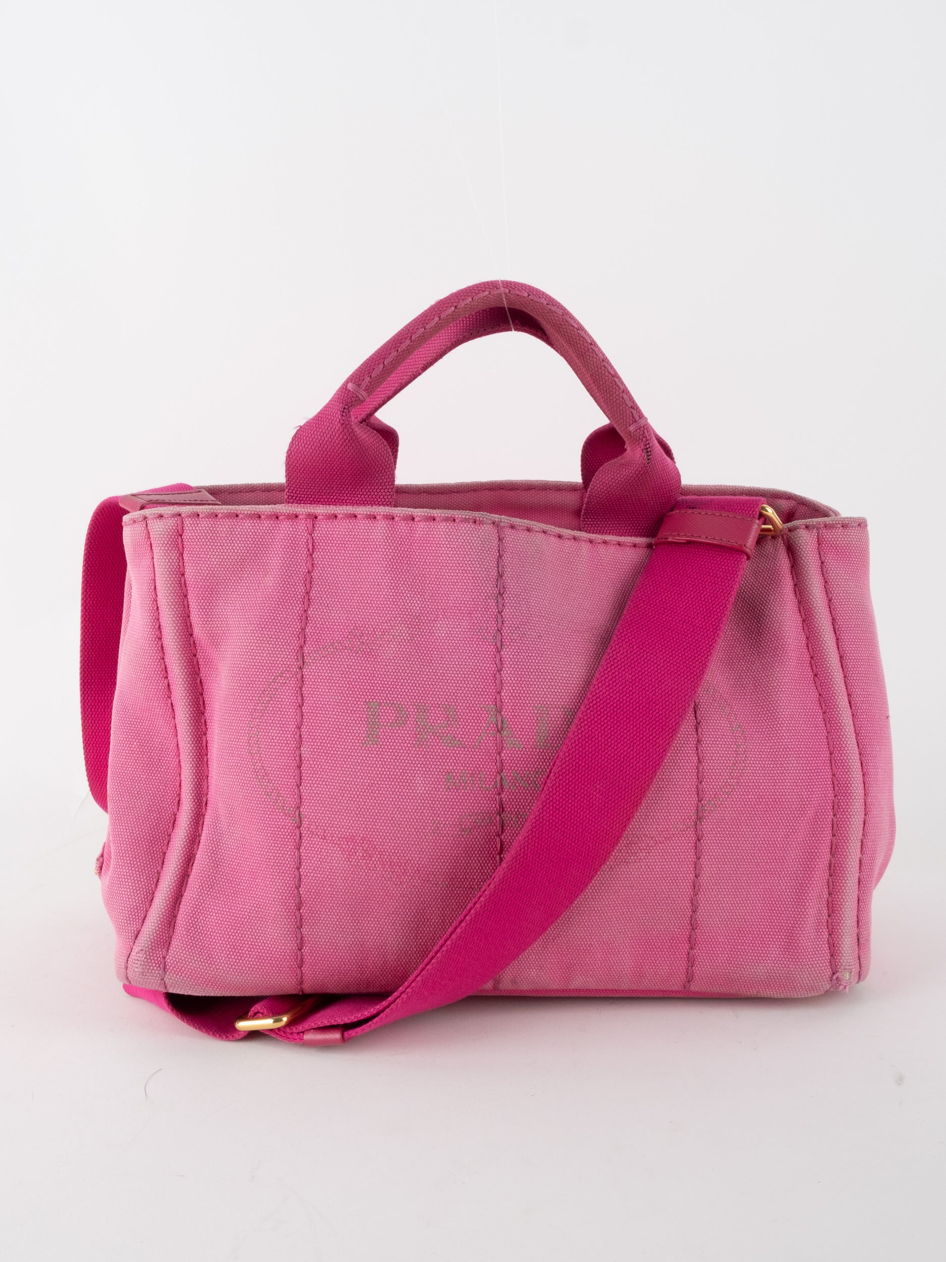 PRADA Pink Fabric Mini Bag