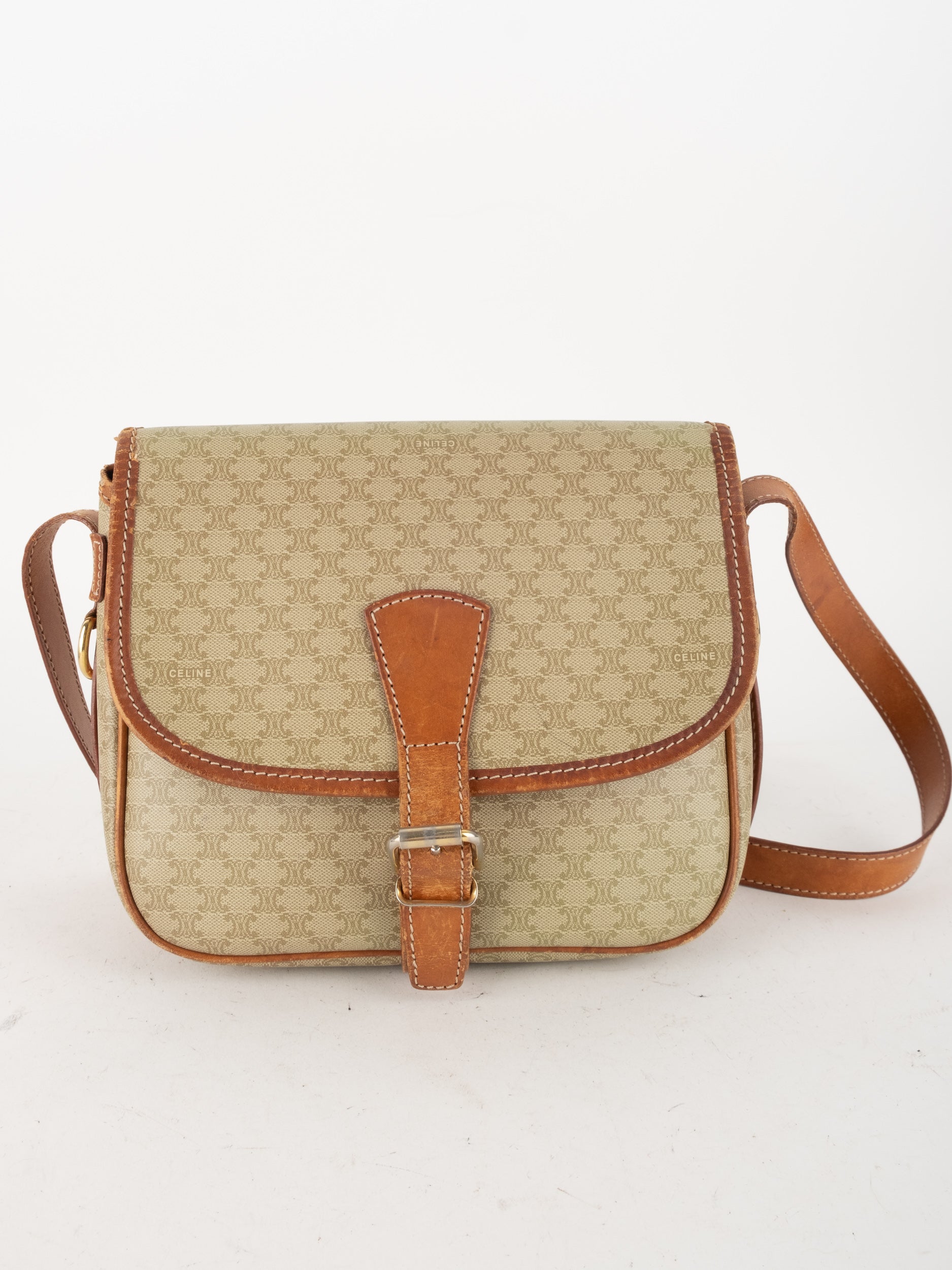 CELINE Vintage Macadam Crossbody Bag