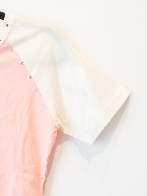 Miss Chloé Pink & White Colorblock T-Shirt