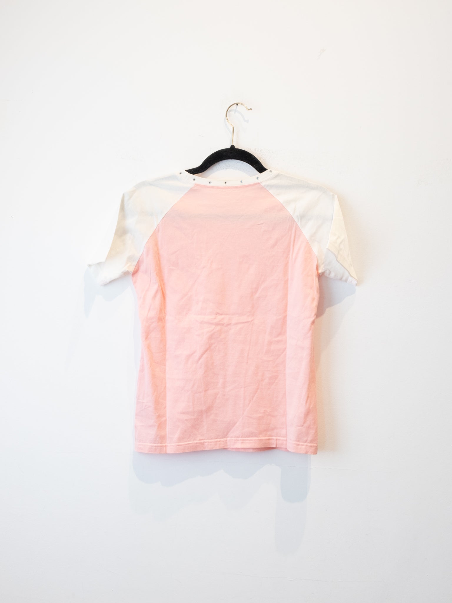 Miss Chloé Pink & White Colorblock T-Shirt