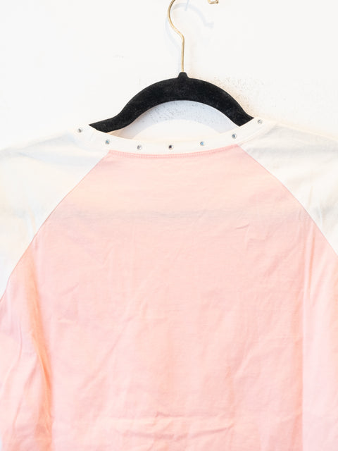 Miss Chloé Pink & White Colorblock T-Shirt