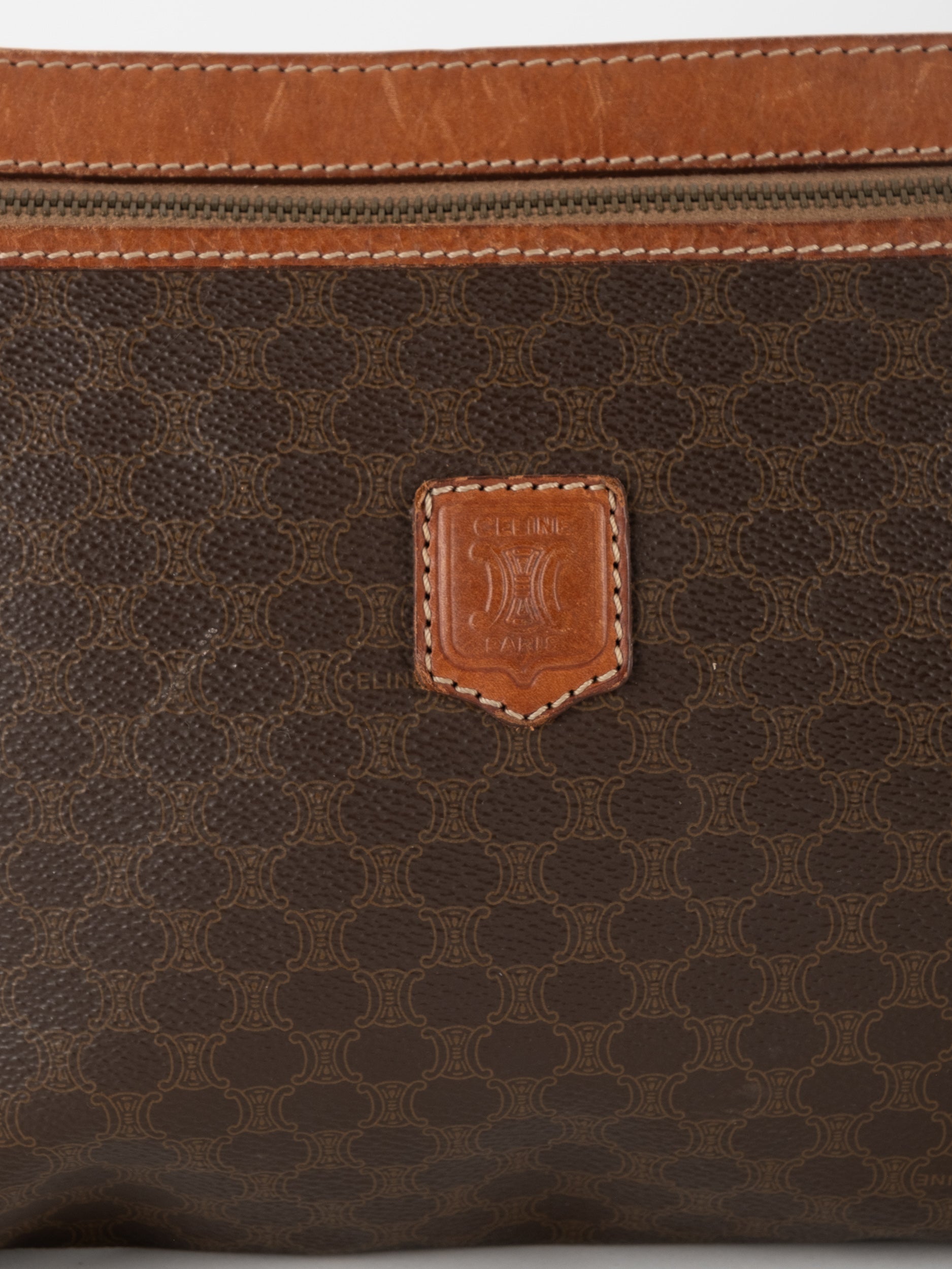 CELINE Vintage Macadam Clutch Pouch