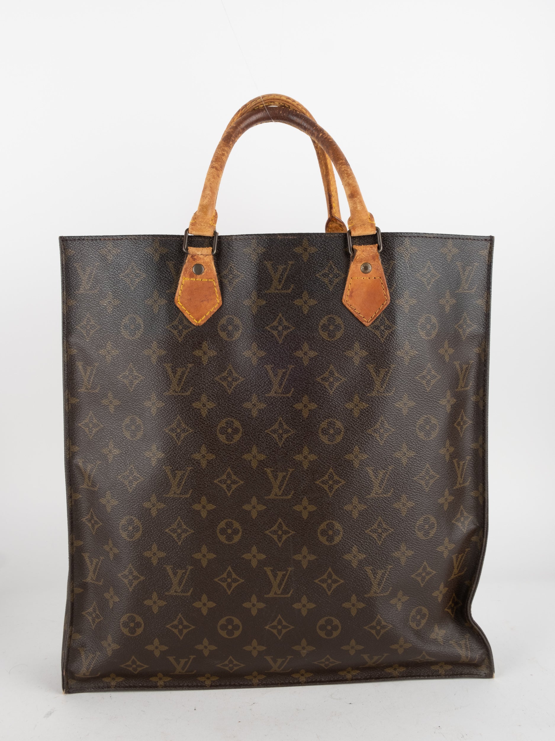 LOUIS VUITTON Monogram Sac Plat Tote Bag