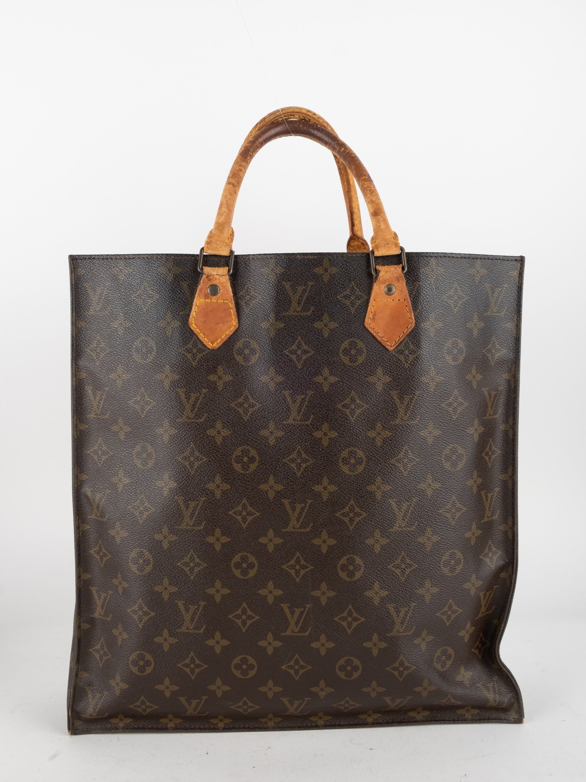 LOUIS VUITTON Monogram Sac Plat Tote Bag