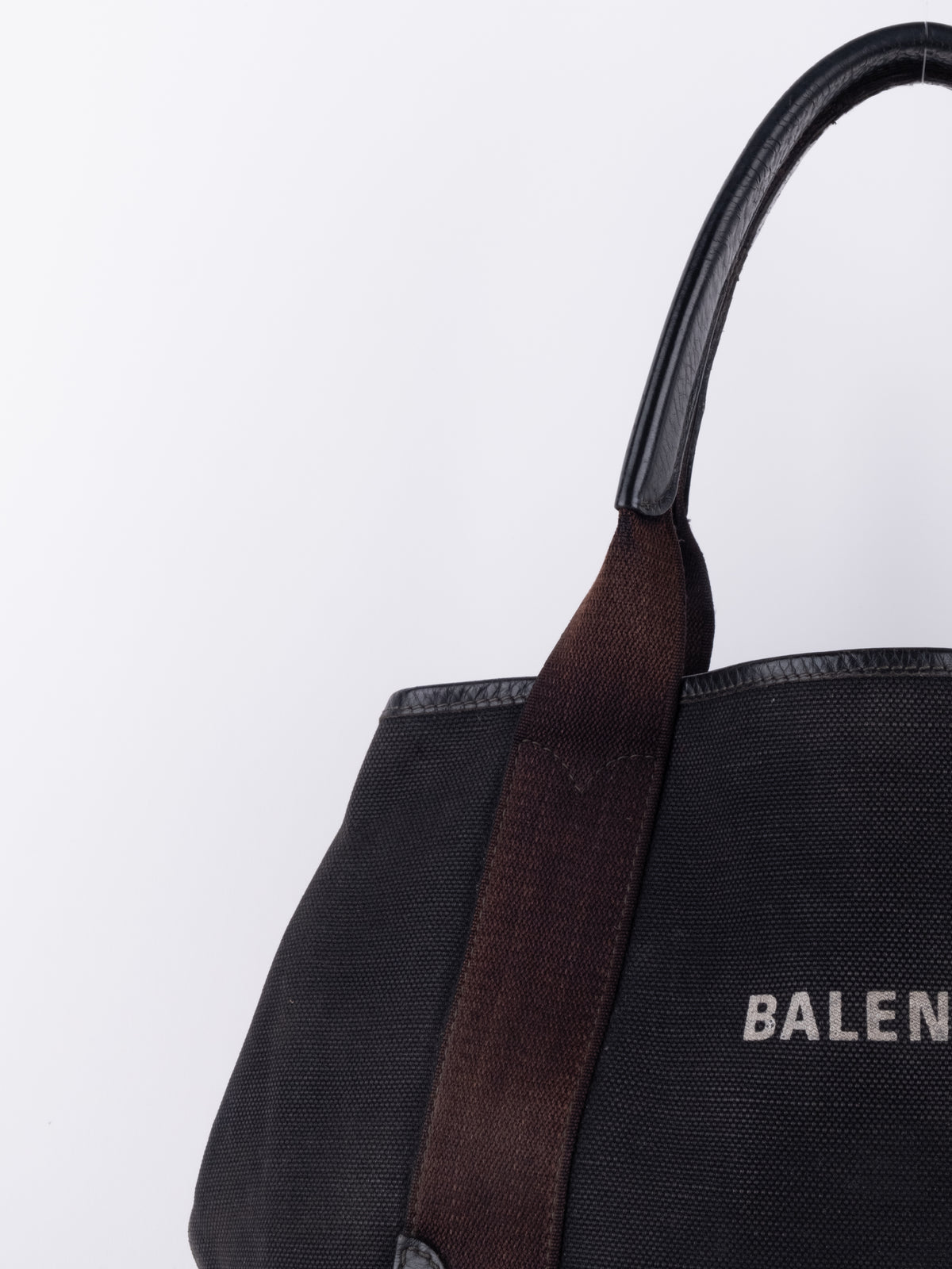 Balenciaga Vintage Black Nylon Handbag