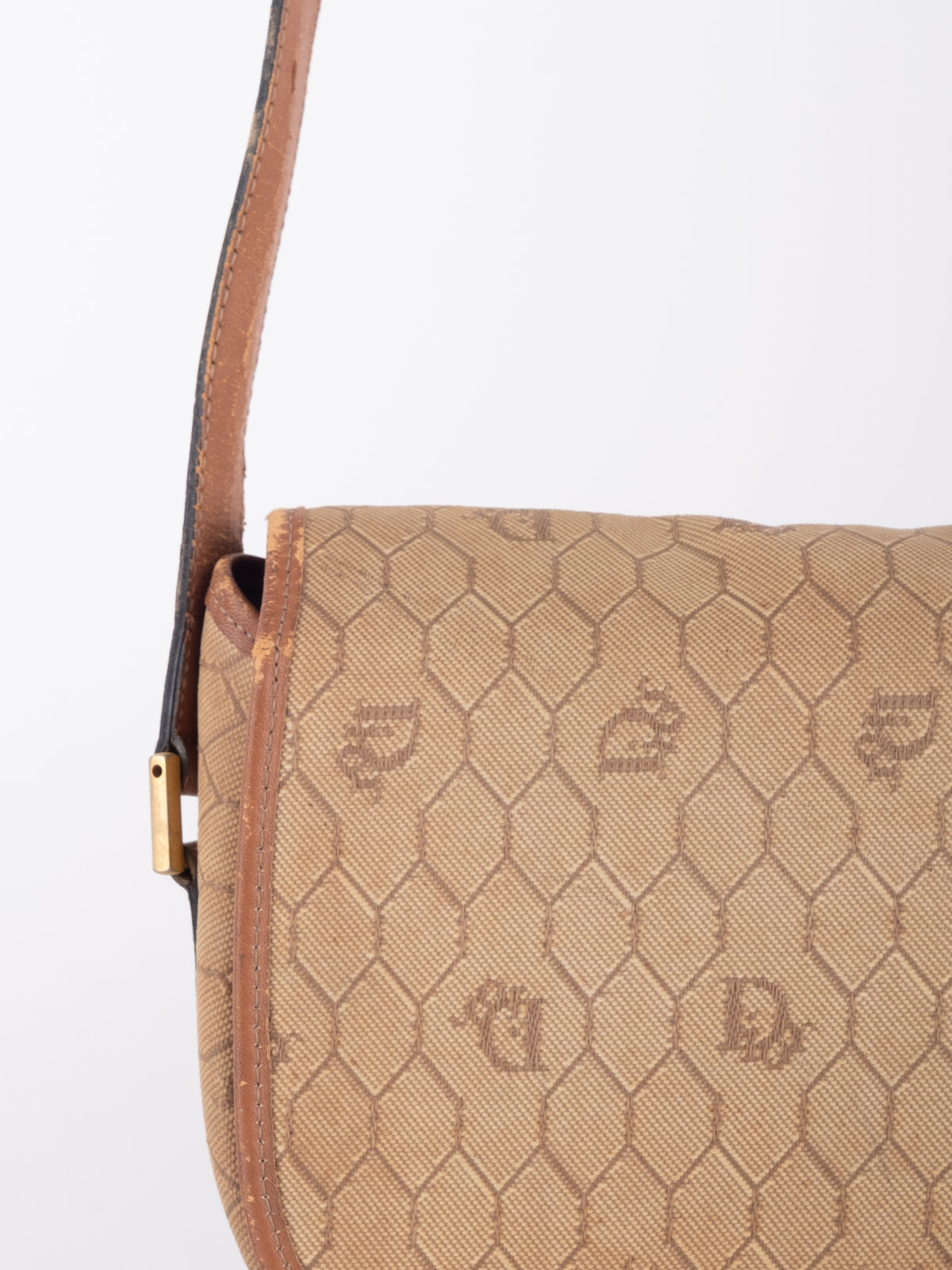 Dior Vintage Trotter Small Shoulder Bag