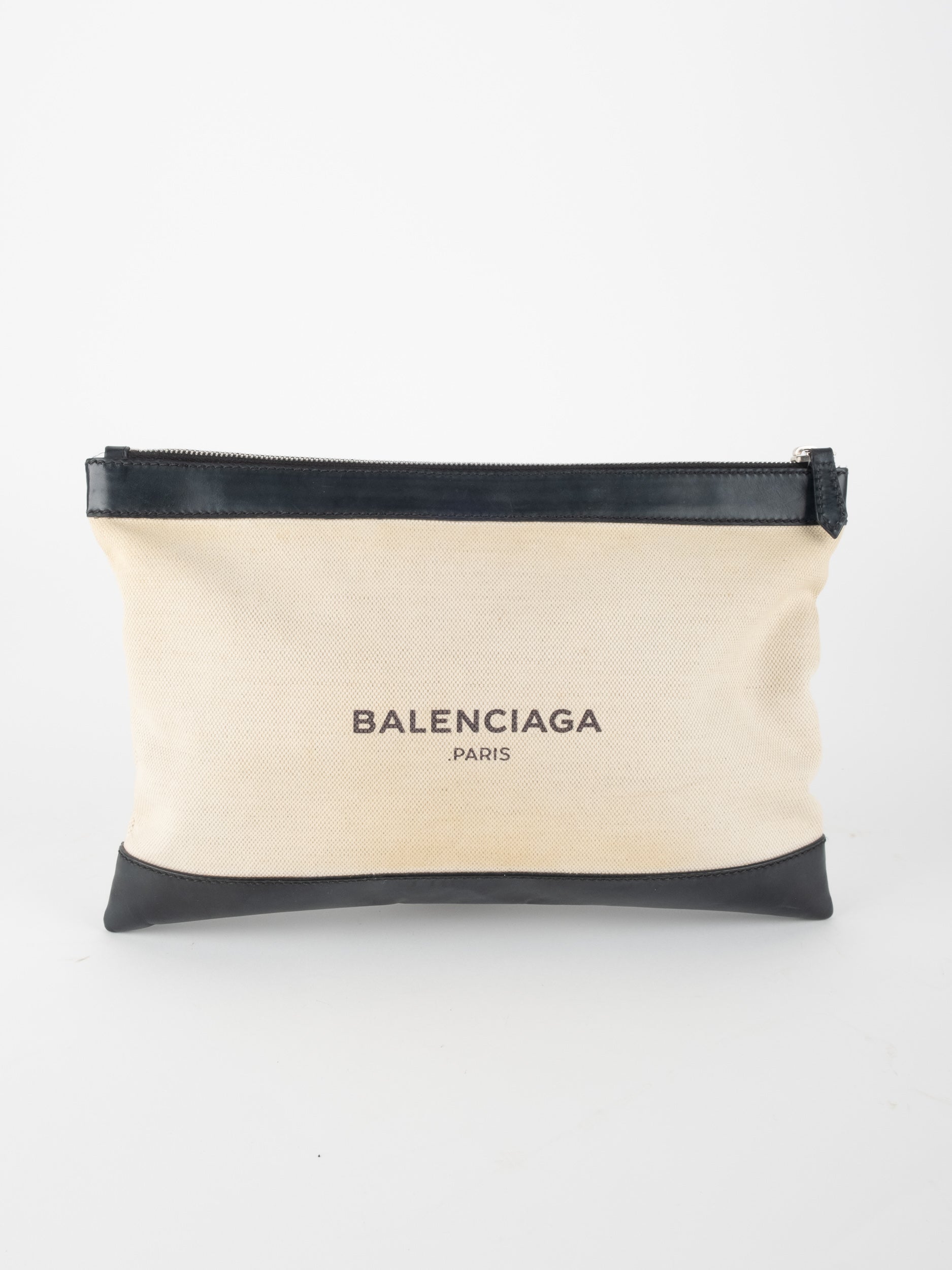 BALENCIAGA Canvas Clutch Pouch