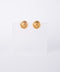 CHANEL Vintage Round Gold Clip-On Earrings by Karl Lagerfeld 1980s–1990s