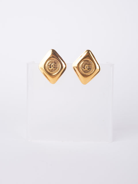 CHANEL Vintage Clip-On Earrings by Karl Lagerfeld 1980s–1990s