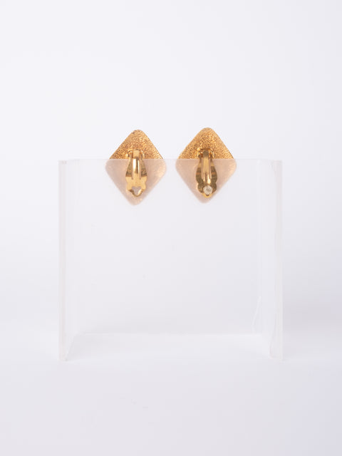 CHANEL Vintage Clip-On Earrings by Karl Lagerfeld 1980s–1990s