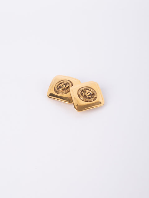 CHANEL Vintage Clip-On Earrings by Karl Lagerfeld 1980s–1990s