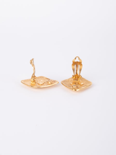 CHANEL Vintage Clip-On Earrings by Karl Lagerfeld 1980s–1990s