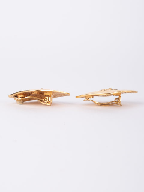 CHANEL Vintage Clip-On Earrings by Karl Lagerfeld 1980s–1990s