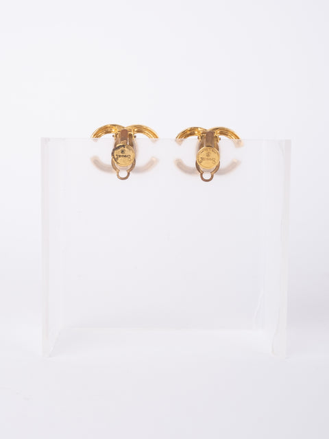 CHANEL Vintage CC Logo Earrings by Karl Lagerfeld 1980s–1990s