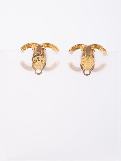 CHANEL Vintage CC Logo Earrings by Karl Lagerfeld 1980s–1990s