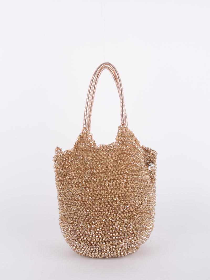 Vintage Handwoven Mini Tote