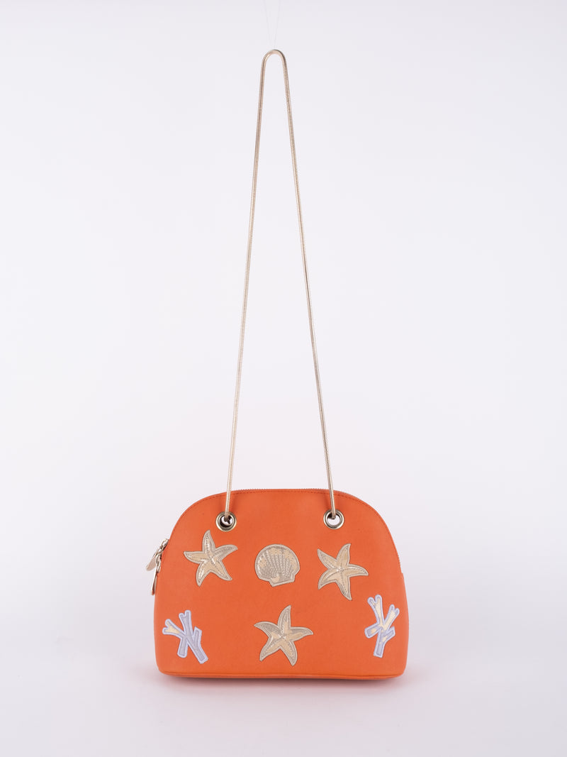 Vintage Orange Shoulder Bag