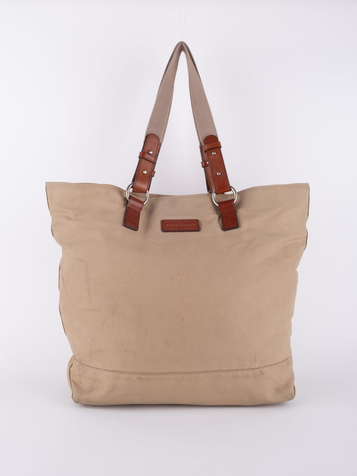 Ralph Lauren Vintage Beige Tote Bag