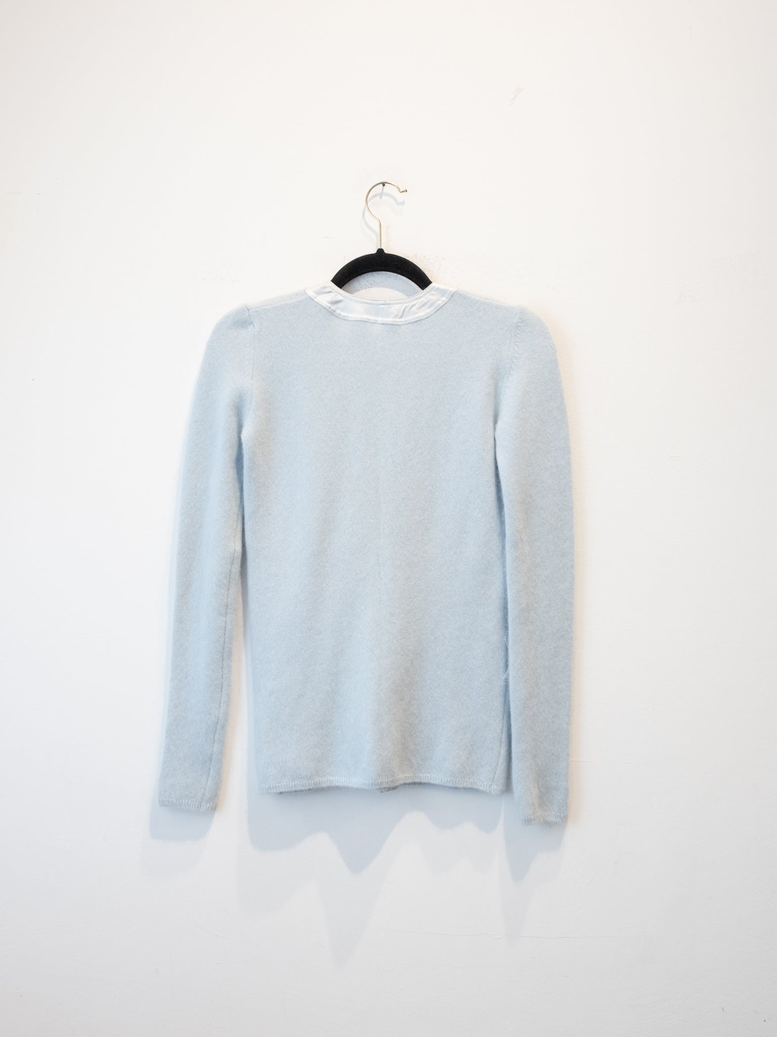 Vintage Baby Blue Soft Cardigan