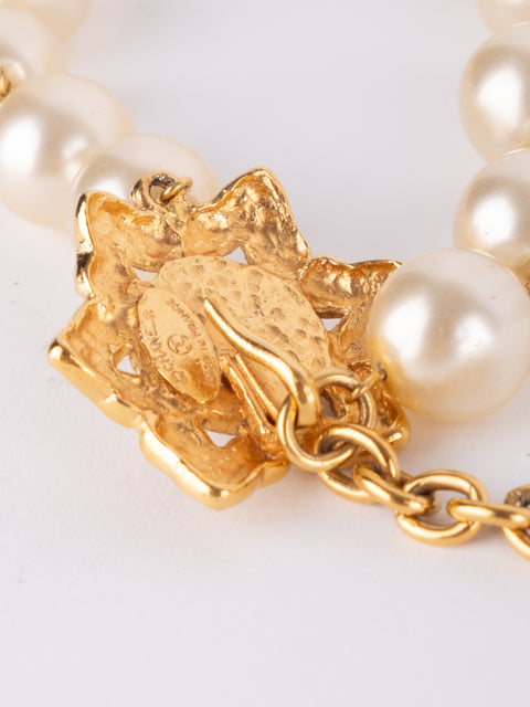 CHANEL Vintage Pearl Key Necklace by Karl Lagerfeld 1980s–1990s סופר נדיר להשגה