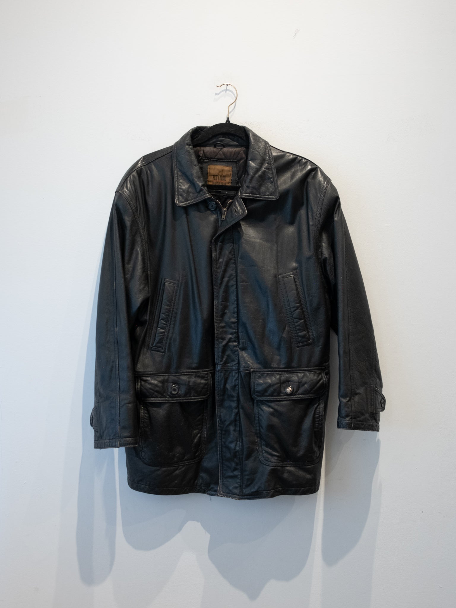 Vintage - Black Leather Jacket