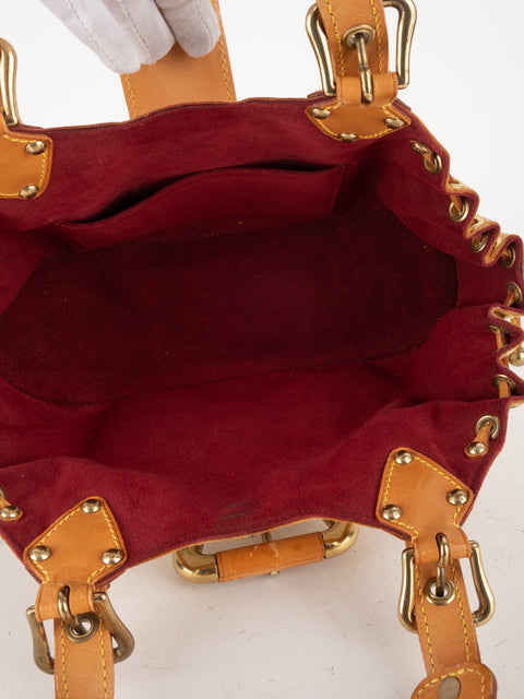 LOUIS VUITTON x Takashi Murakami Multicolor Theda Bag White Extremely Rare
