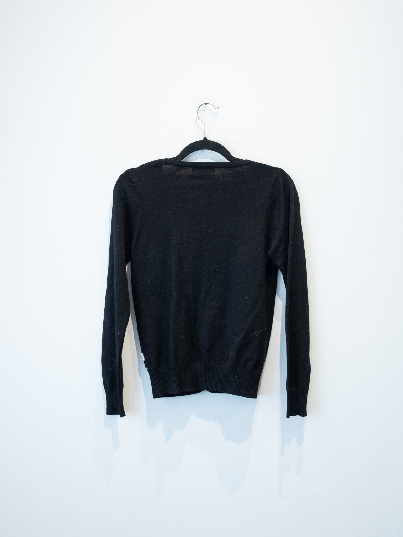 Black Cardigan with Bows