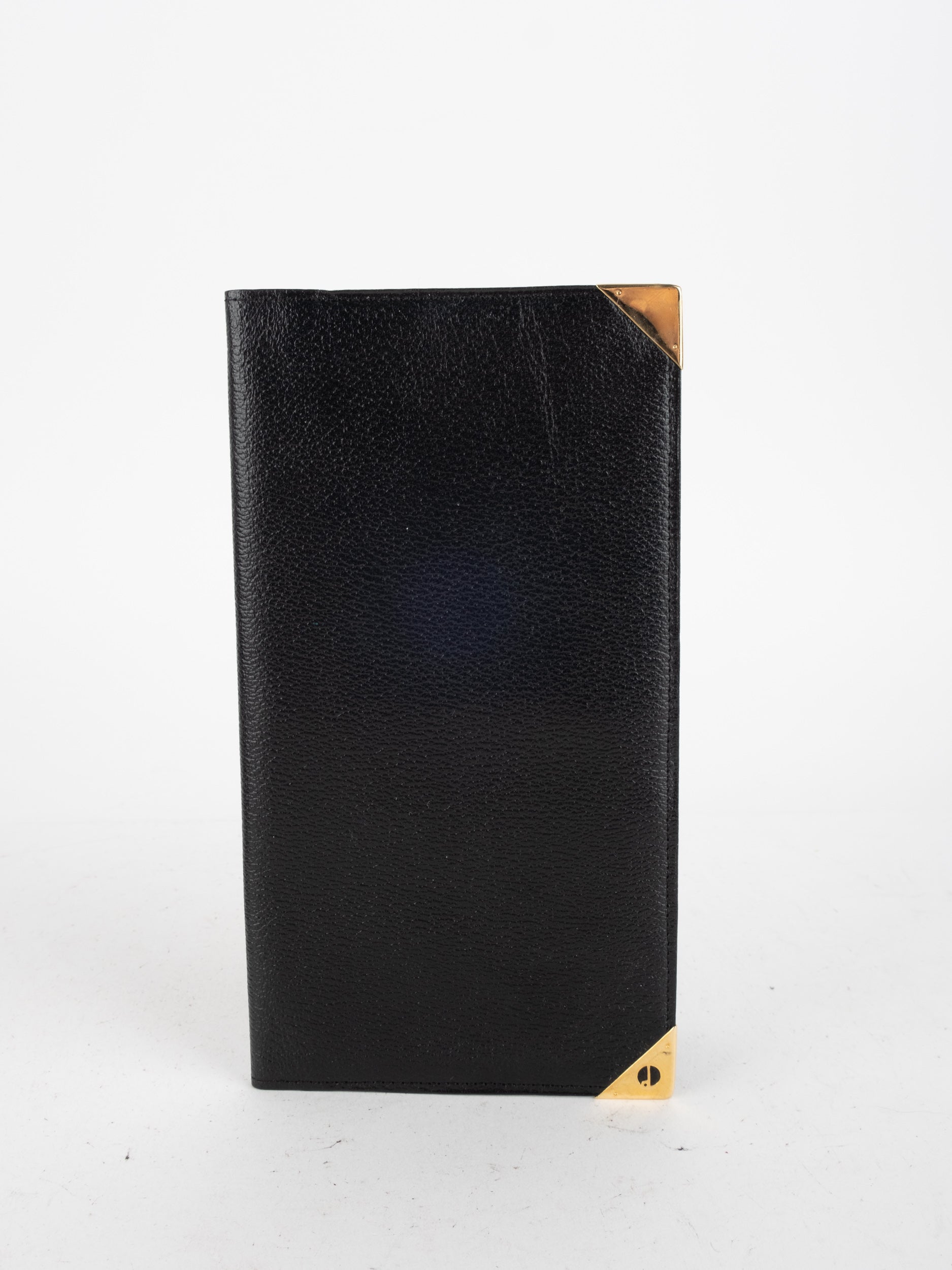 DUNHILL Leather Long Wallet Black