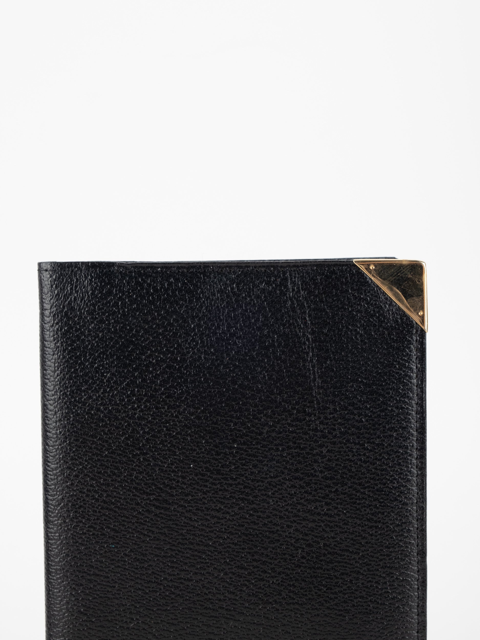 DUNHILL Leather Long Wallet Black
