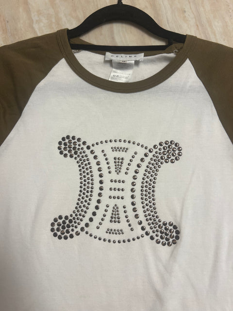 Celine Triomphe Logo T-Shirt