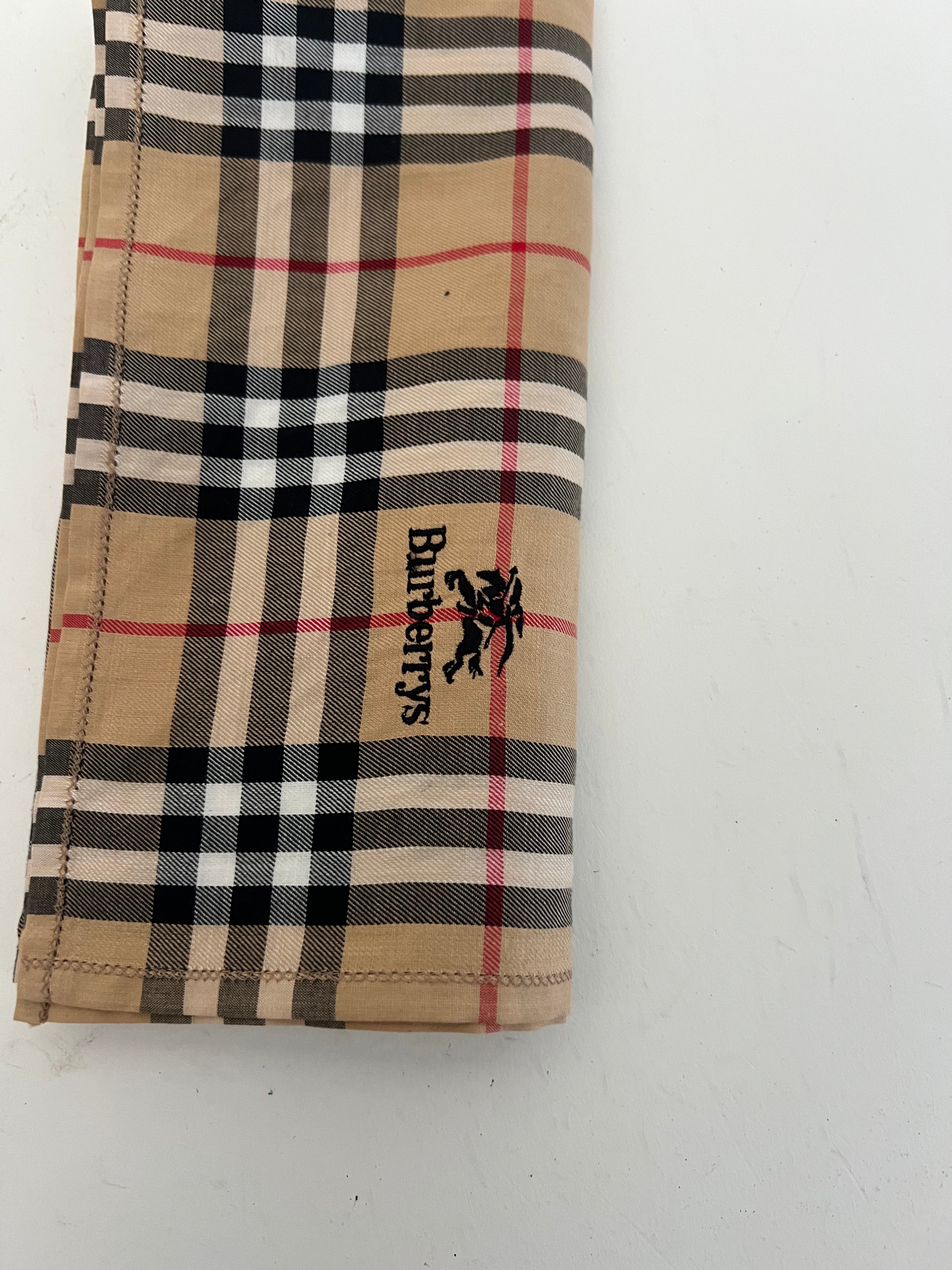Burberry Vintage Square Scarf