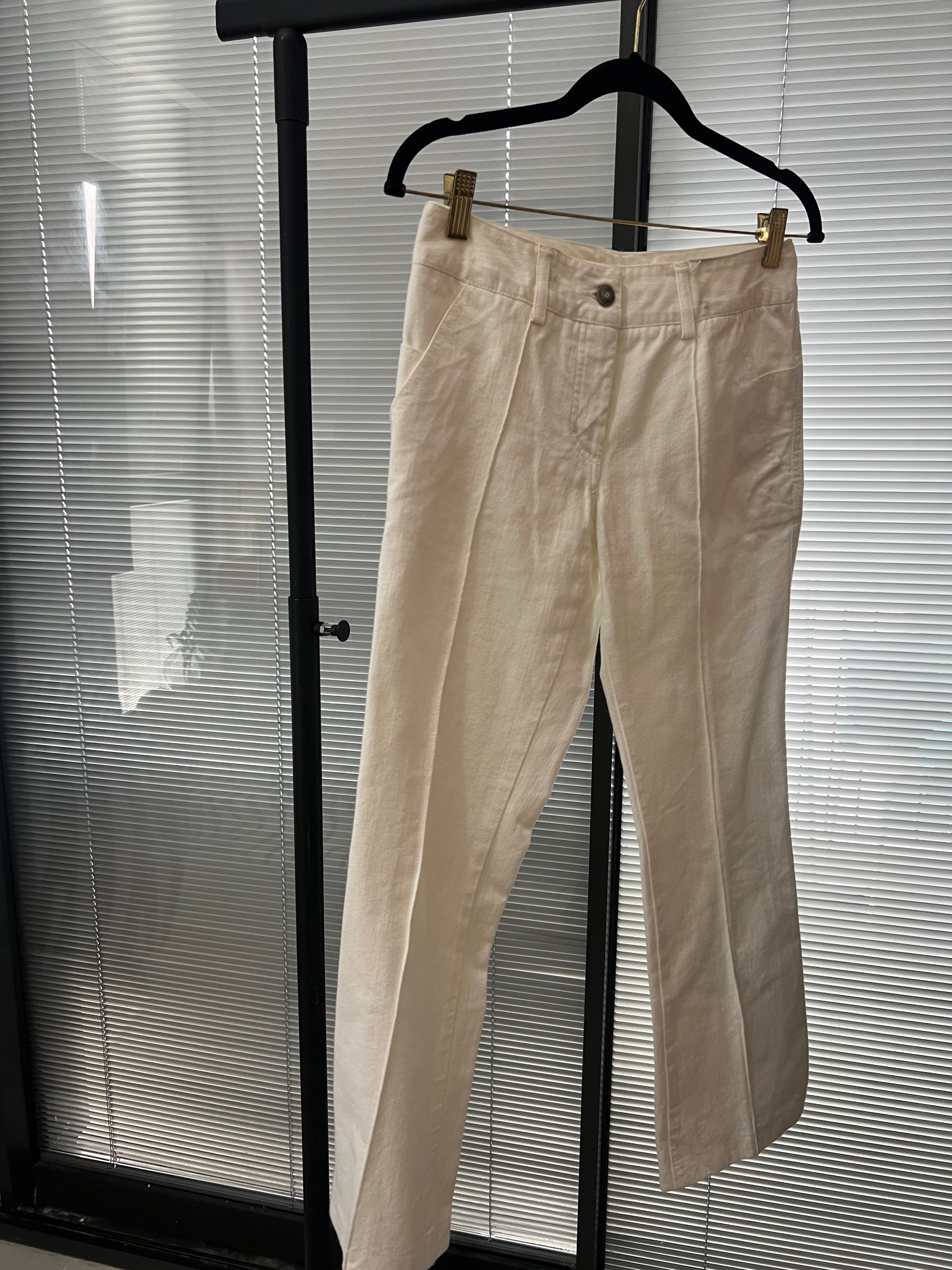 JOHN GALLIANO Pants Cream Straight Fit