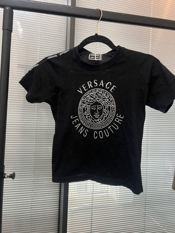 VERSACE Jeans Couture T-Shirt Black Medusa Logo