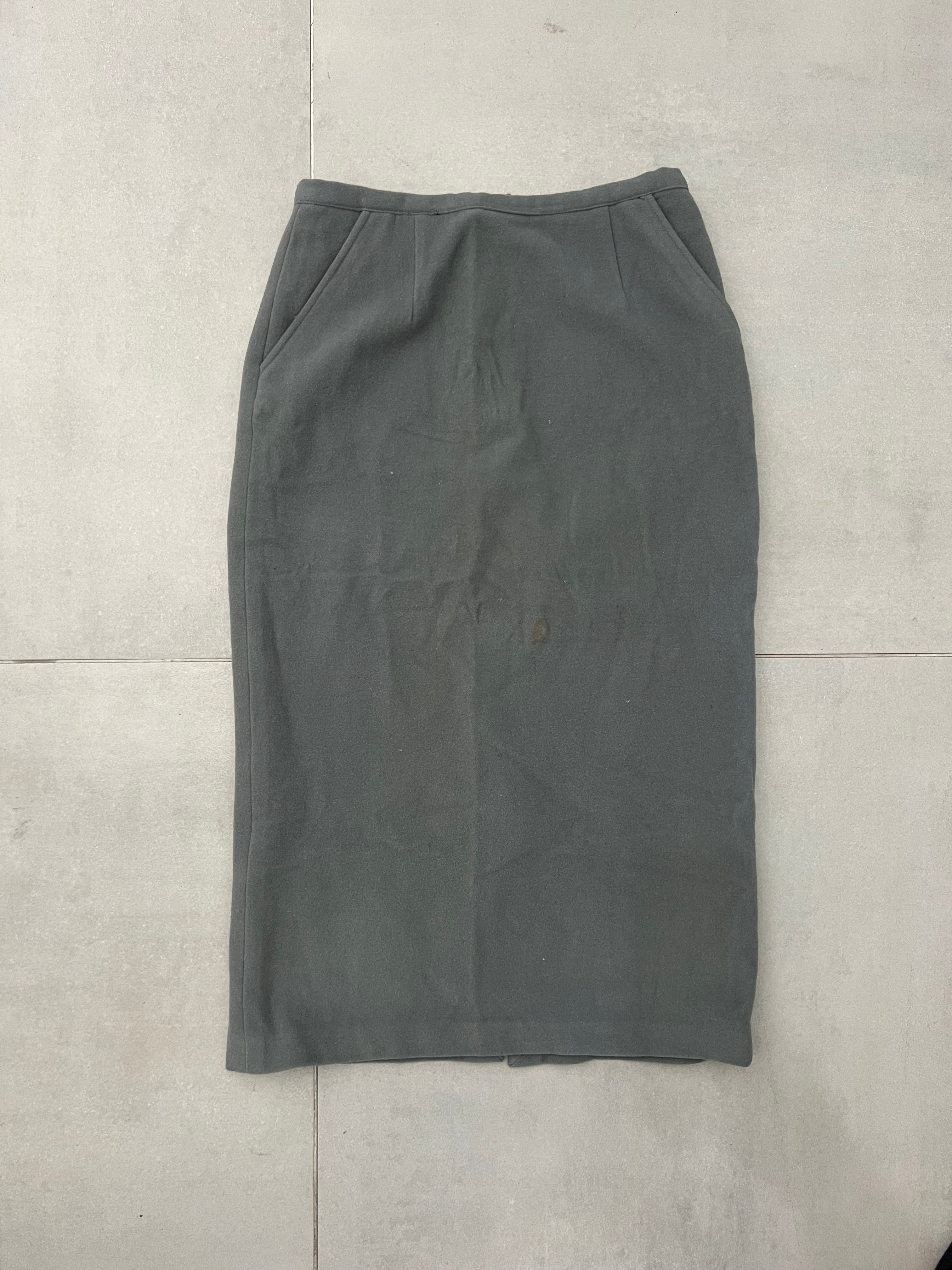 Dolce & Gabbana Grey Midi Skirt