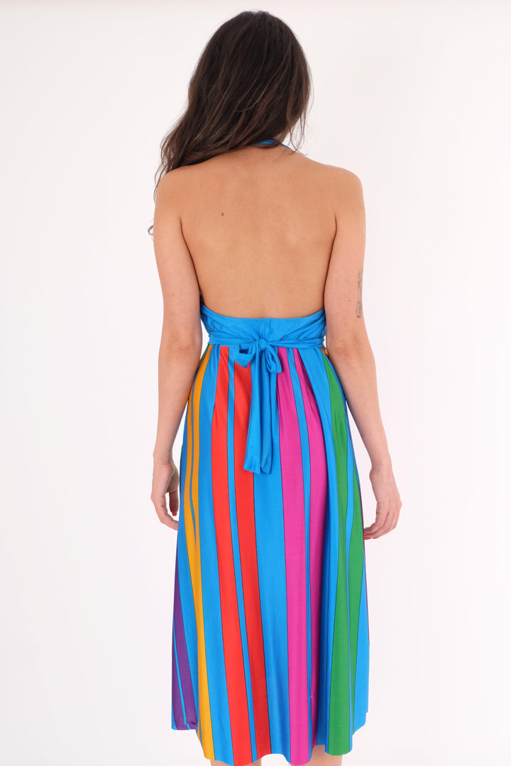 שמלת קשירה צבעונית - Volver