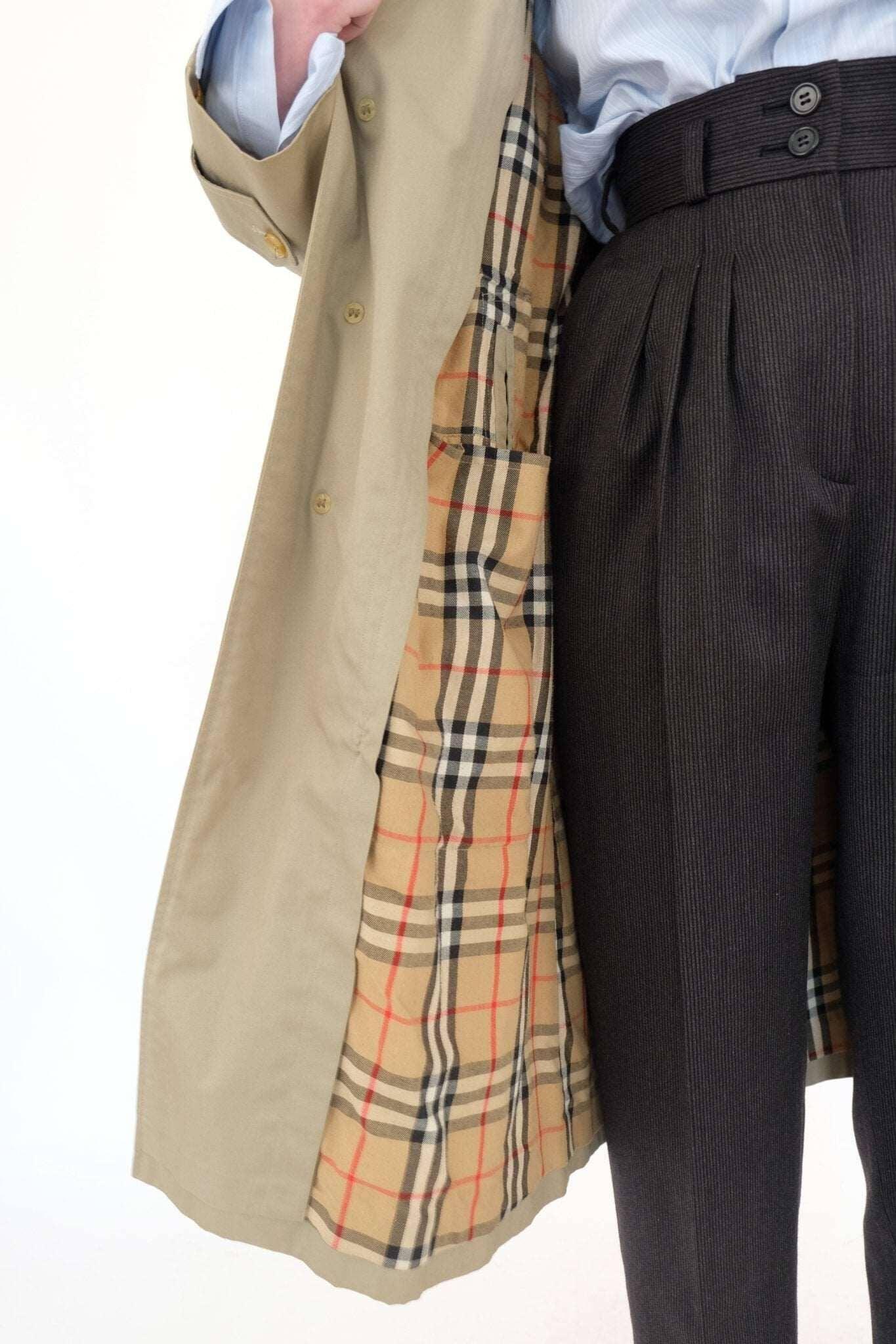 A Line Maxi Trench Coat