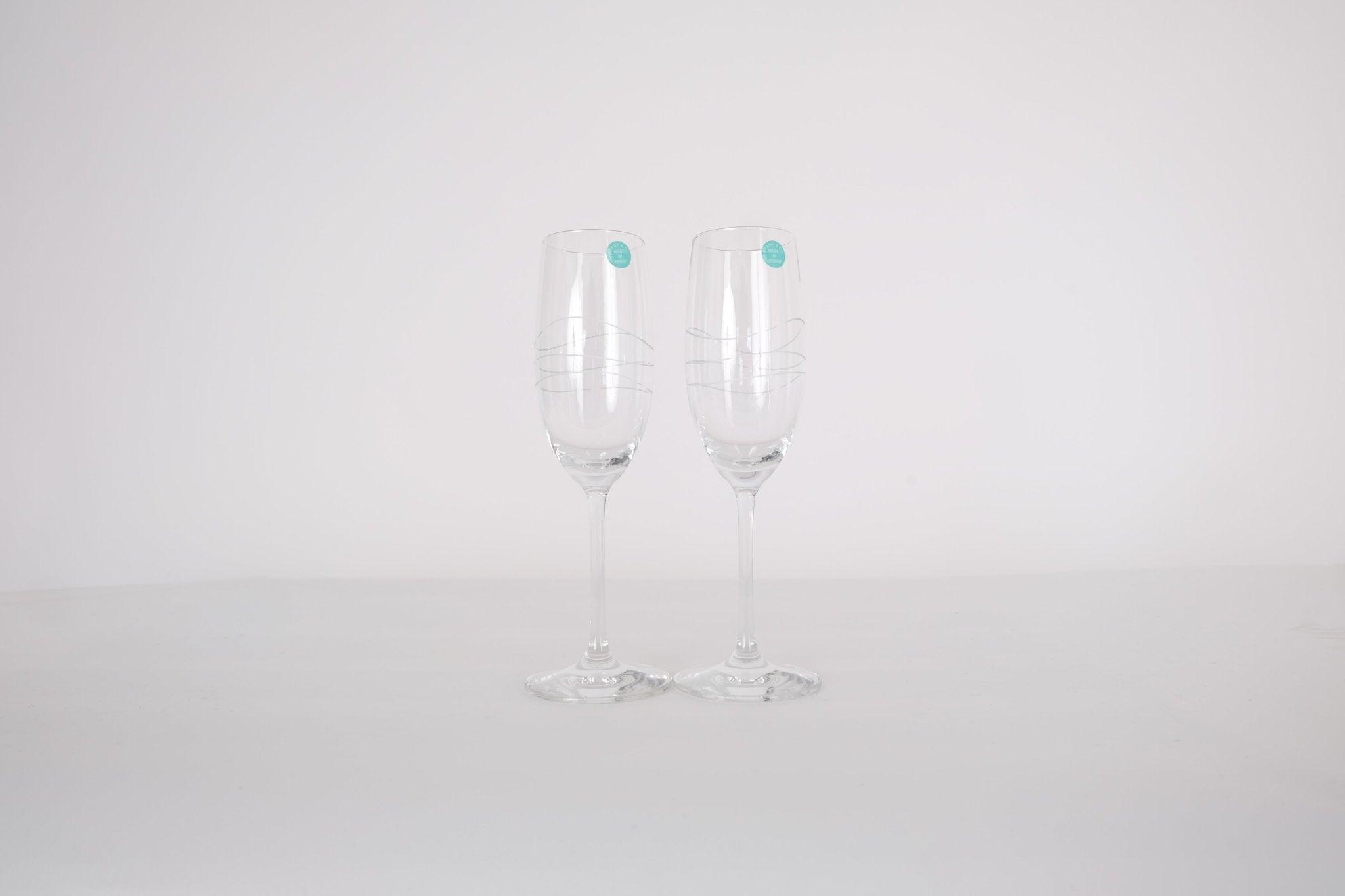 Crystal Champagne Glass Set - Volver