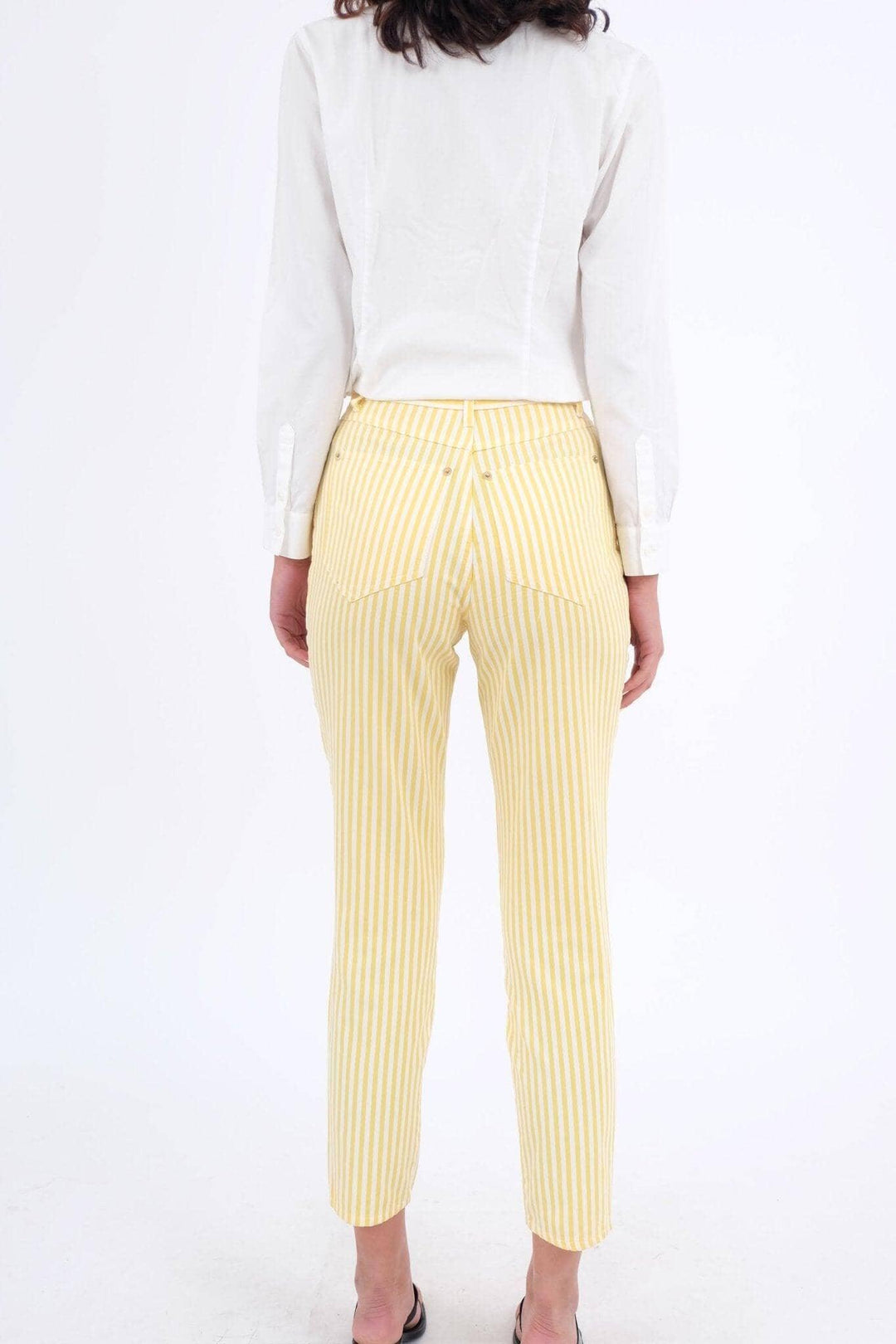 High waisted striped pants - Volver
