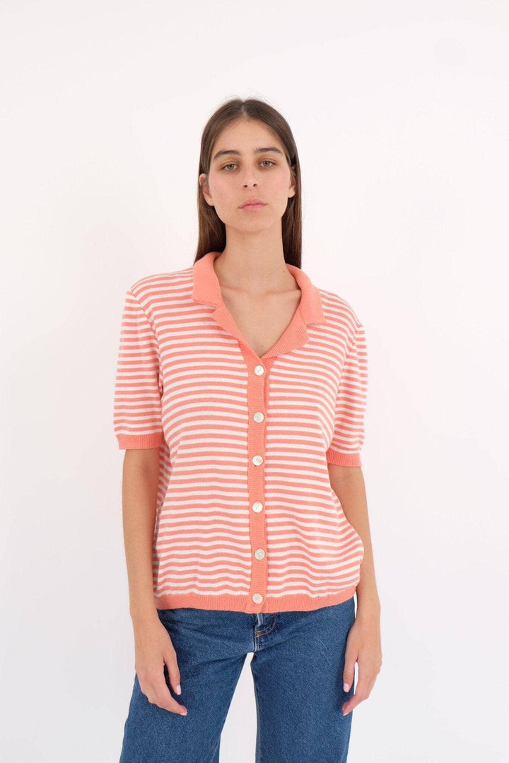 Knitted Button Up Shirt - Volver